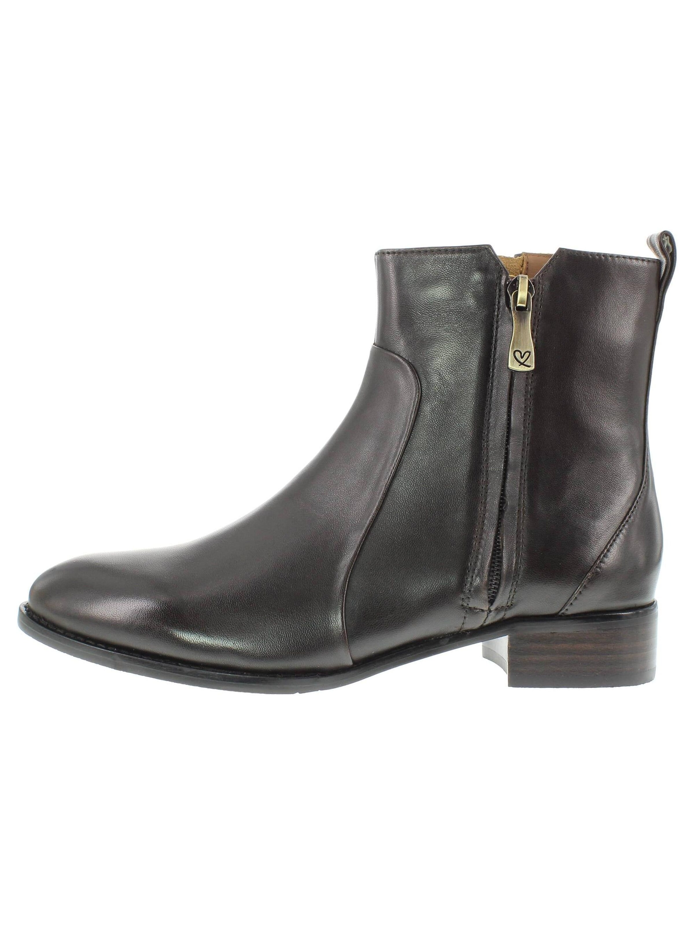 Everybody Booties 'GIASELDA' in Brown: front