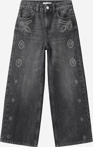 MANGO KIDS Wide Leg Jeans 'COWBOY' in Grau: Vorderseite