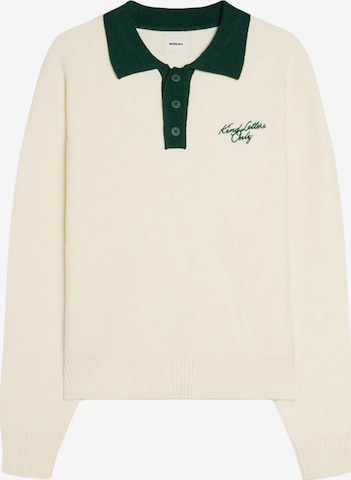 Bershka Shirt in White: front