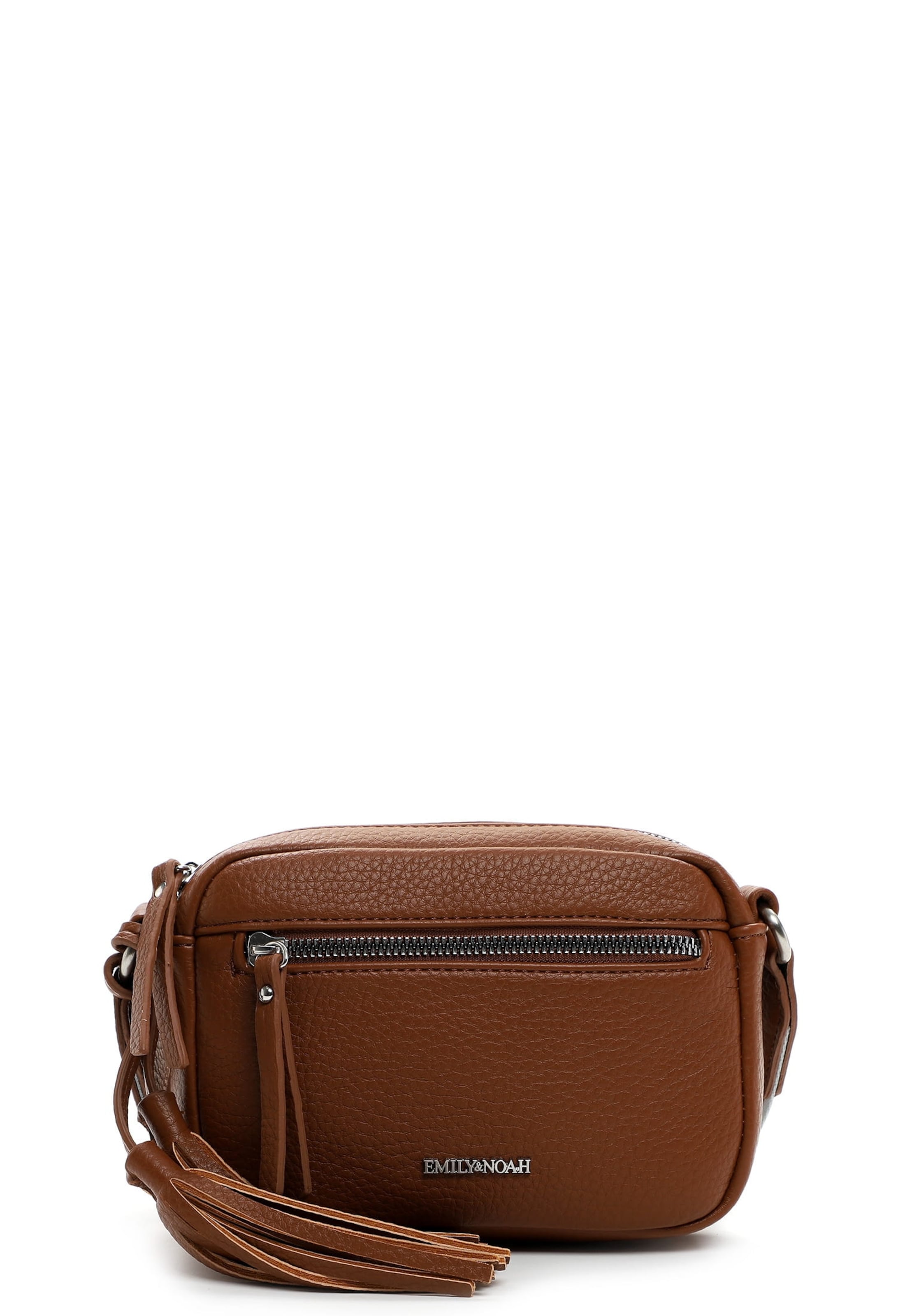 Emily & Noah Skuldertaske ' E&N Belli ' i brun: forside