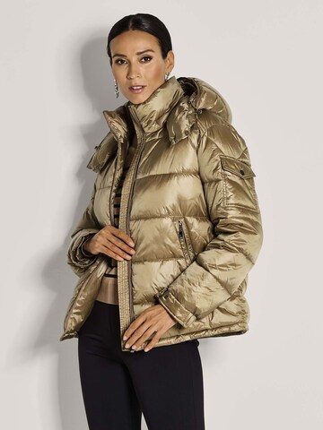 Veste d’hiver MADELEINE en jaune : devant