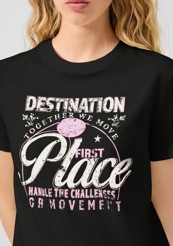 T-shirt QS en noir