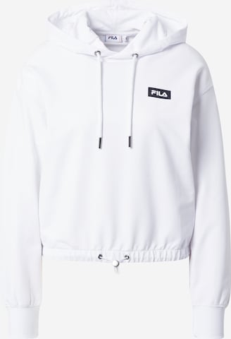 FILA Sweatshirt 'Burdur' in Wit: voorkant