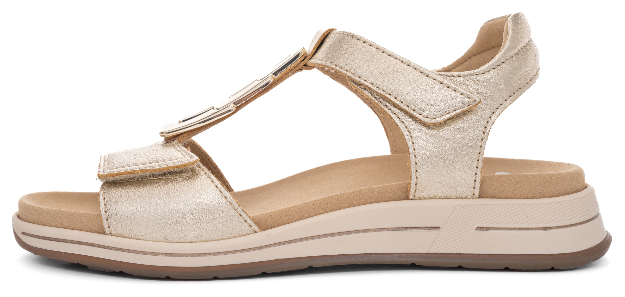 ARA - Sandália 'Osaka' em ouro