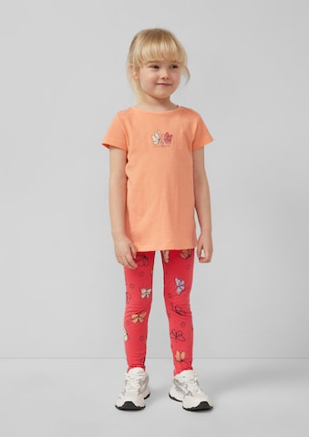 T-Shirt s.Oliver en orange : devant