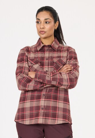 Whistler Wanderbluse 'Bargo' in Braun: Vorderseite
