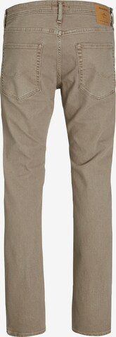 Coupe slim Jean 'GLENN' JACK & JONES en beige