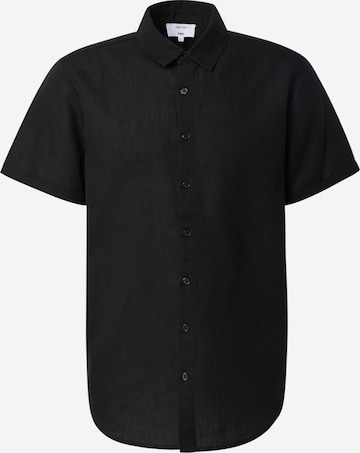 DAN FOX APPAREL Button Up Shirt 'Logan' in Black: front