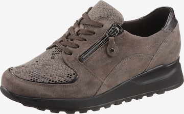 WALDLÄUFER Lace-Up Shoes in Grey: front