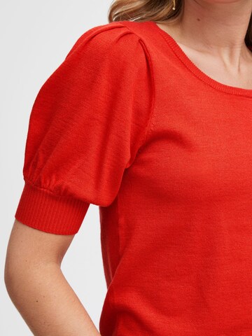 Fransa Sweater 'ZUBASIC' in Red