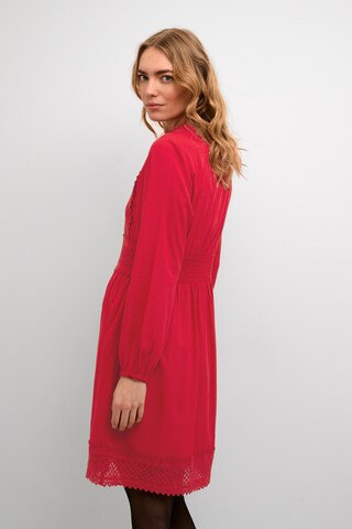 Cream Jurk 'Milla' in Rood