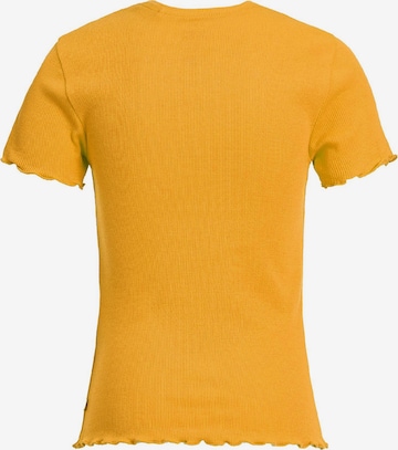 WE Fashion Тениска в жълто