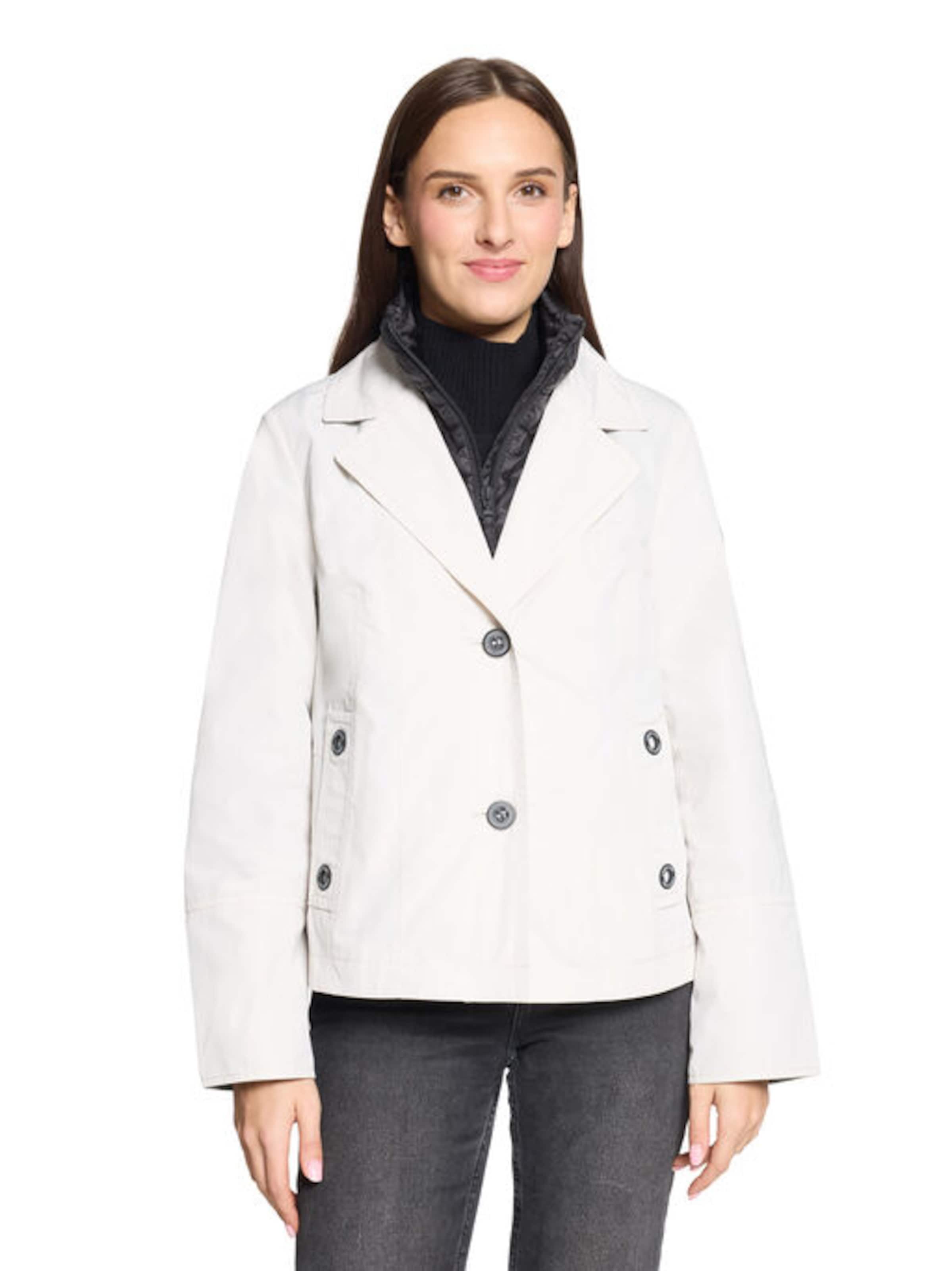 Amber & June Between-Season Jacket in Beige