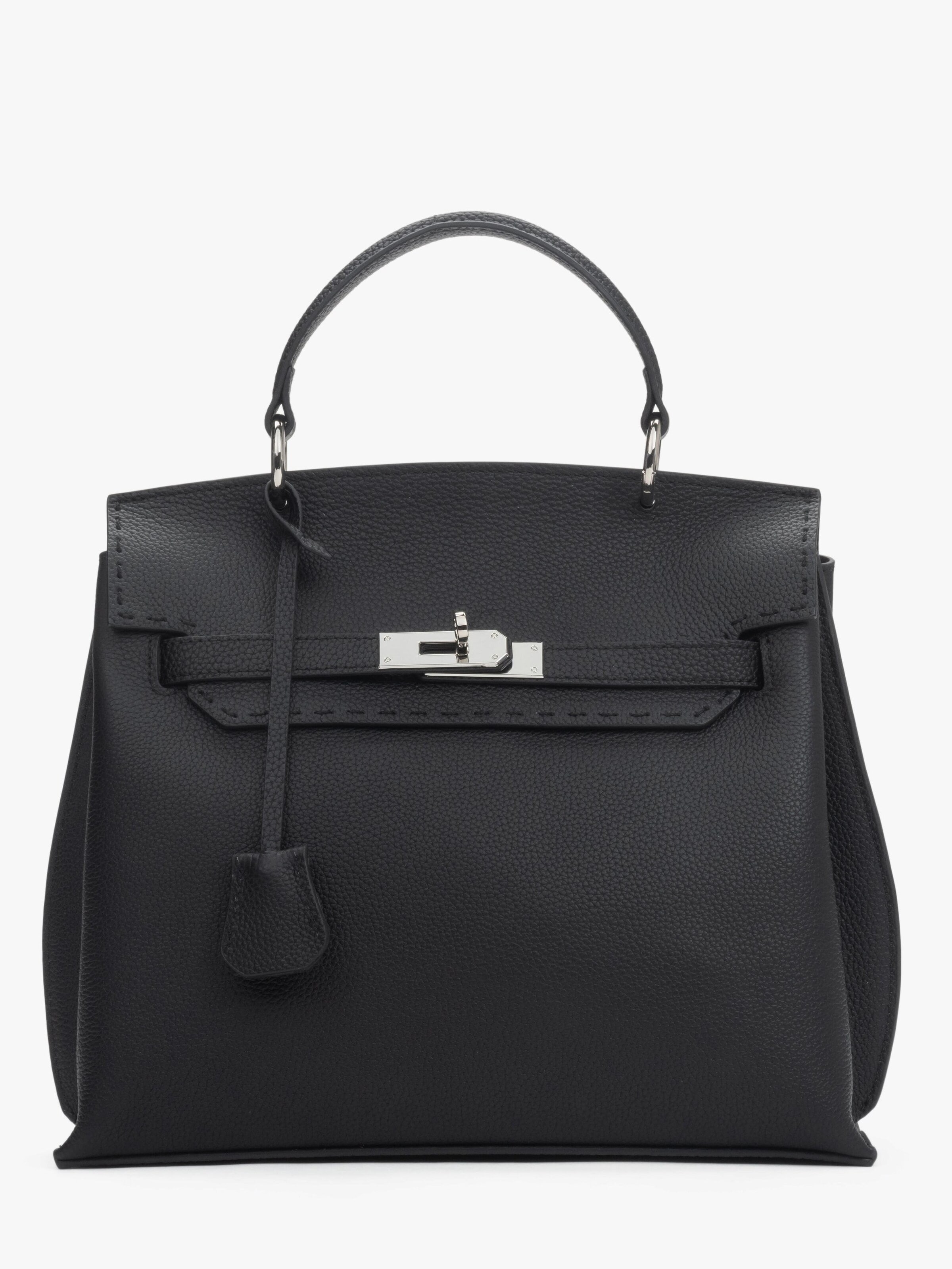 Estro Handbag '6206' in Black: front