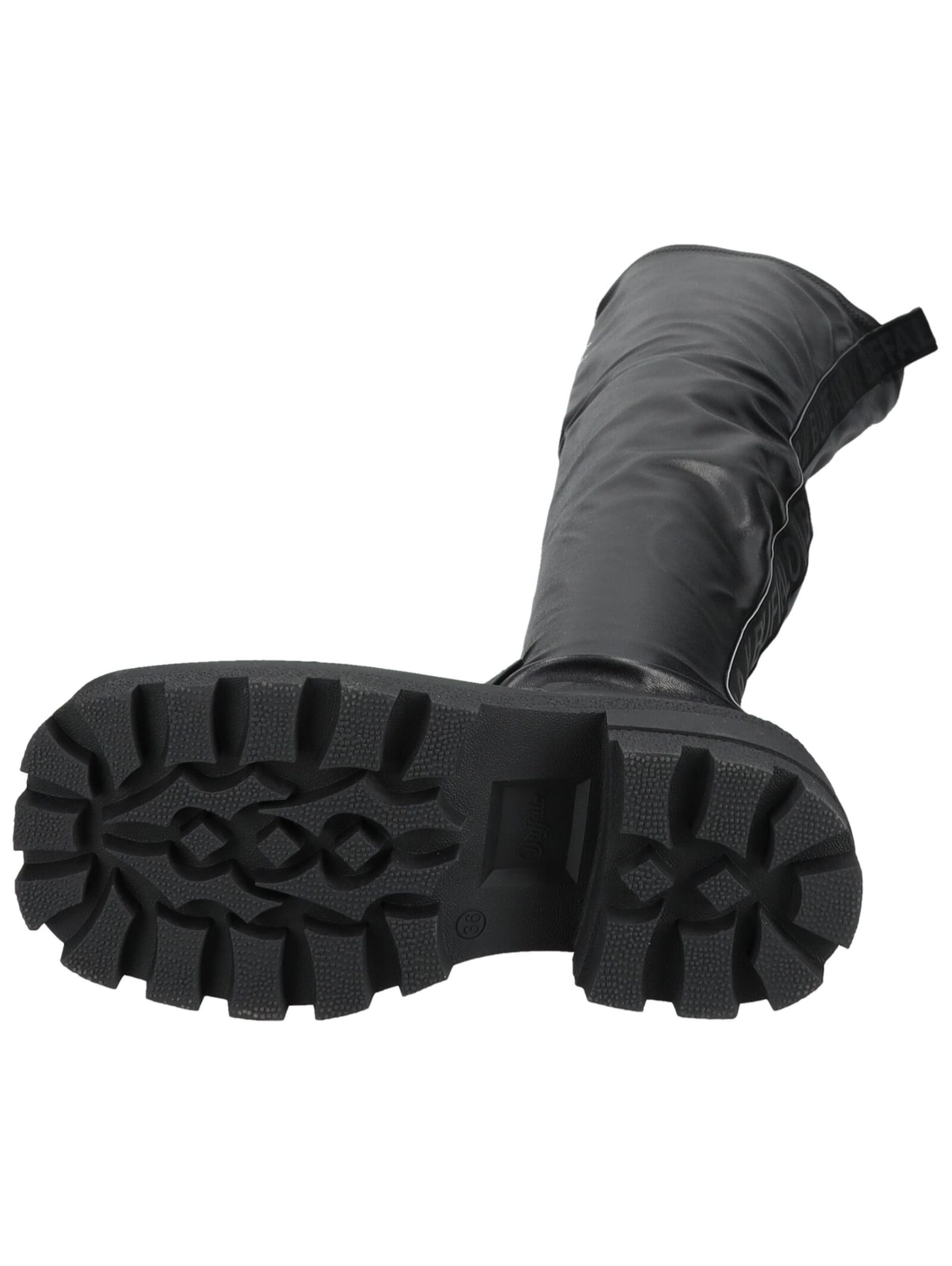 BUFFALO Overknees 'NABU' in Schwarz
