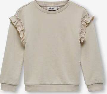 KIDS ONLY Sweatshirt in Beige: predná strana