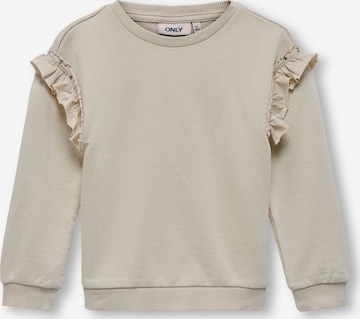 KIDS ONLY Sweatshirt in Beige: front