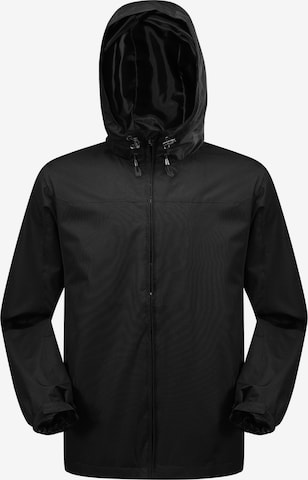Youthup Outdoorjacke in Schwarz: Vorderseite