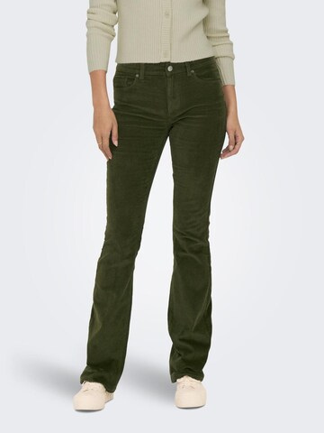 ONLY Flared Pants in Green: front