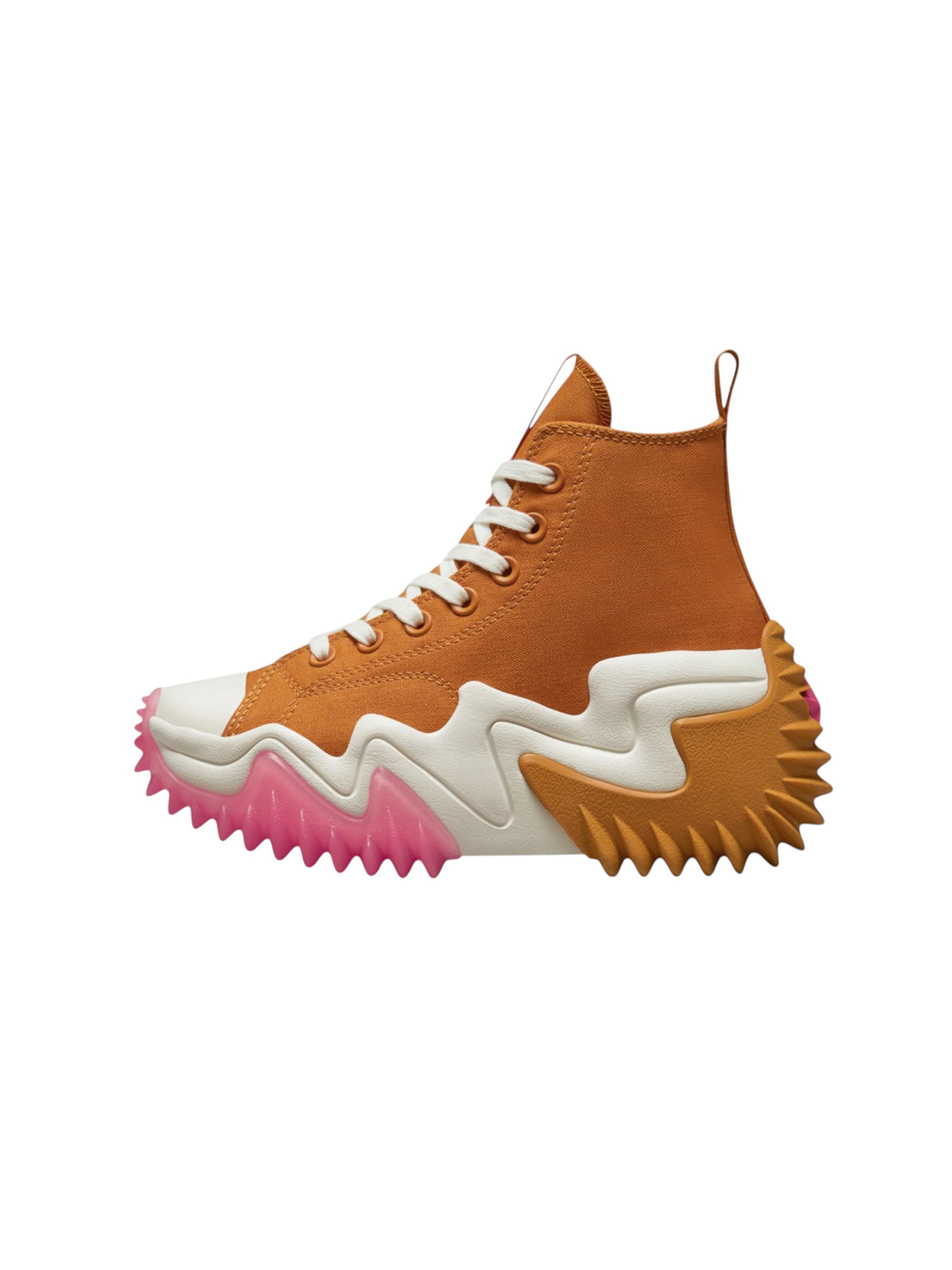 Baskets basses 'Run Star Motion Hi Monarch' CONVERSE en orange : devant