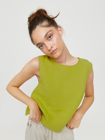 mazine Top ' Mena ' in Green