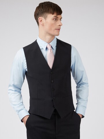 Ted Baker Suit Vest 'Panama' in Black: front