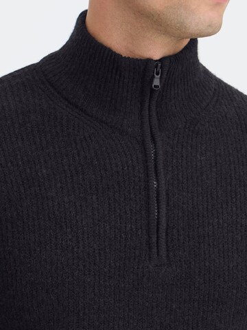 INDICODE JEANS Sweater 'IDBratram' in Black