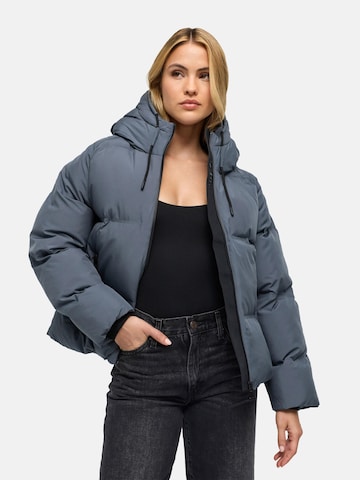 NAVAHOO Winterjas in Blauw: voorkant