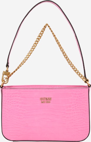 GUESS - Mala de ombro 'Katey' em rosa: frente