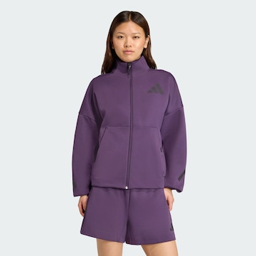 ADIDAS SPORTSWEAR Träningsjacka 'Z.N.E.' i lila: framsida
