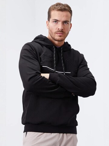 Tommy Life Sweatshirt in Black: front