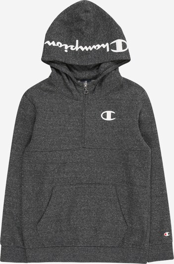 Champion Authentic Athletic Apparel Sweatshirt in dunkelgrau / weiß, Produktansicht