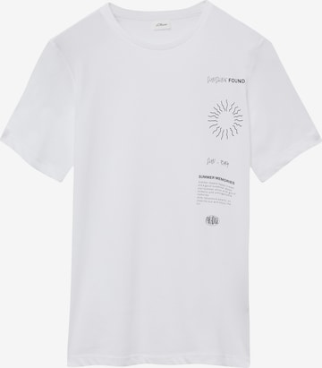 s.Oliver T-Shirt in Weiß: Vorderseite
