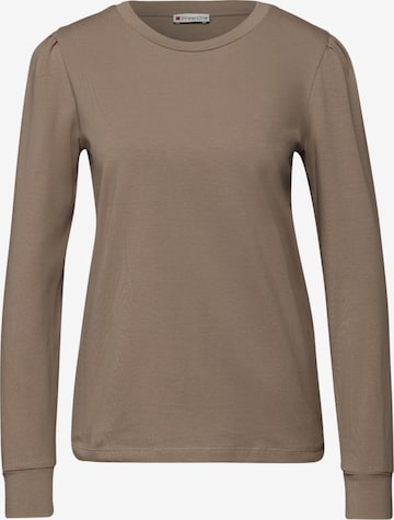 STREET ONE Shirt in Brown: front