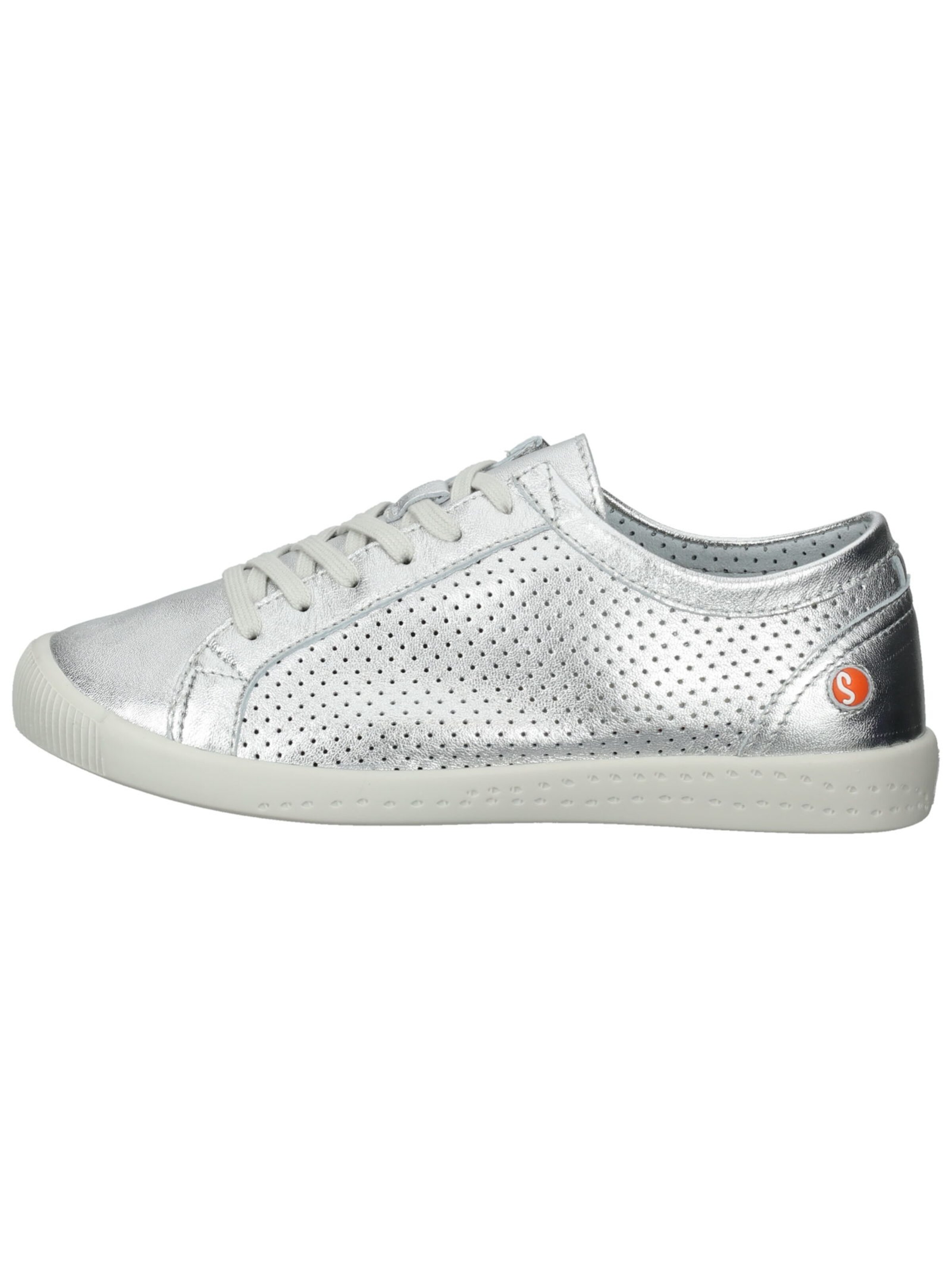 Softinos Sneakers laag in Zilver