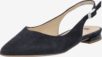 Ballerines à lanières Högl en bleu : devant