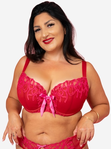 SugarShape Tričkové Podprsenka - Červená: predná strana