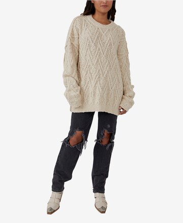 Free People Pullover 'ISLA' in Beige