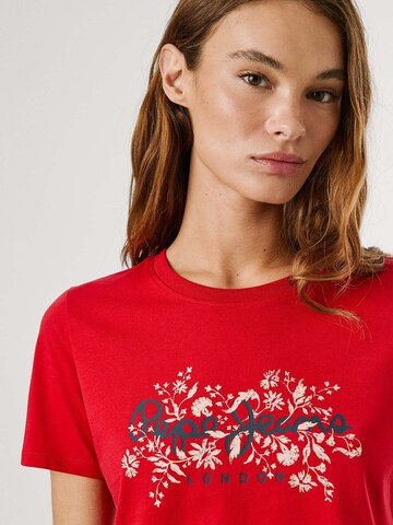 T-shirt 'Bero' Pepe Jeans en rouge