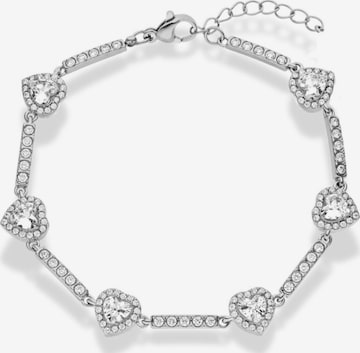 Bracelet 'LUCIENNE' Cala Rose en argent : devant