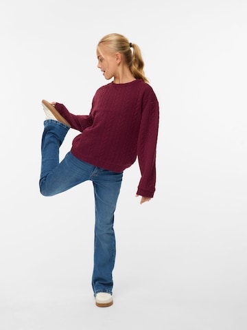 Vero Moda Girl - Sudadera 'VMJANNI' en rojo