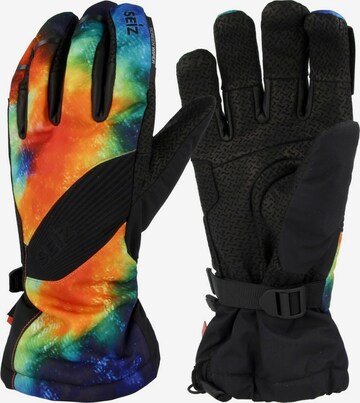 Seiz Full Finger Gloves in Black: front