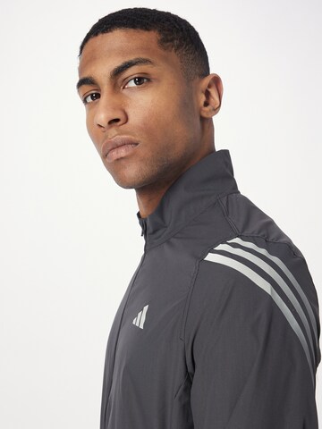 ADIDAS PERFORMANCE Athletic Jacket 'Run Icons' in Black