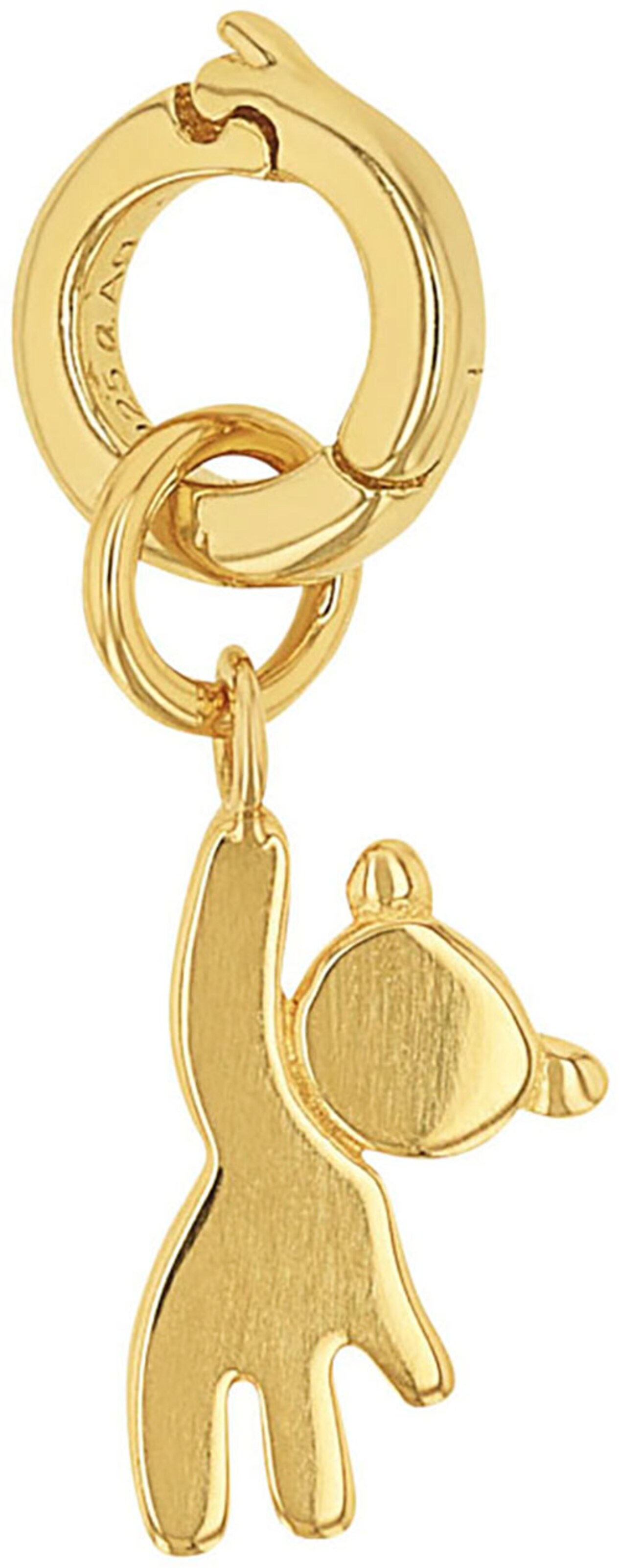 AMOR Pendant in Gold: front