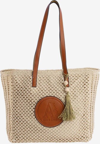 Amichi - Shopper 'Fuerteventura' en beige: frente