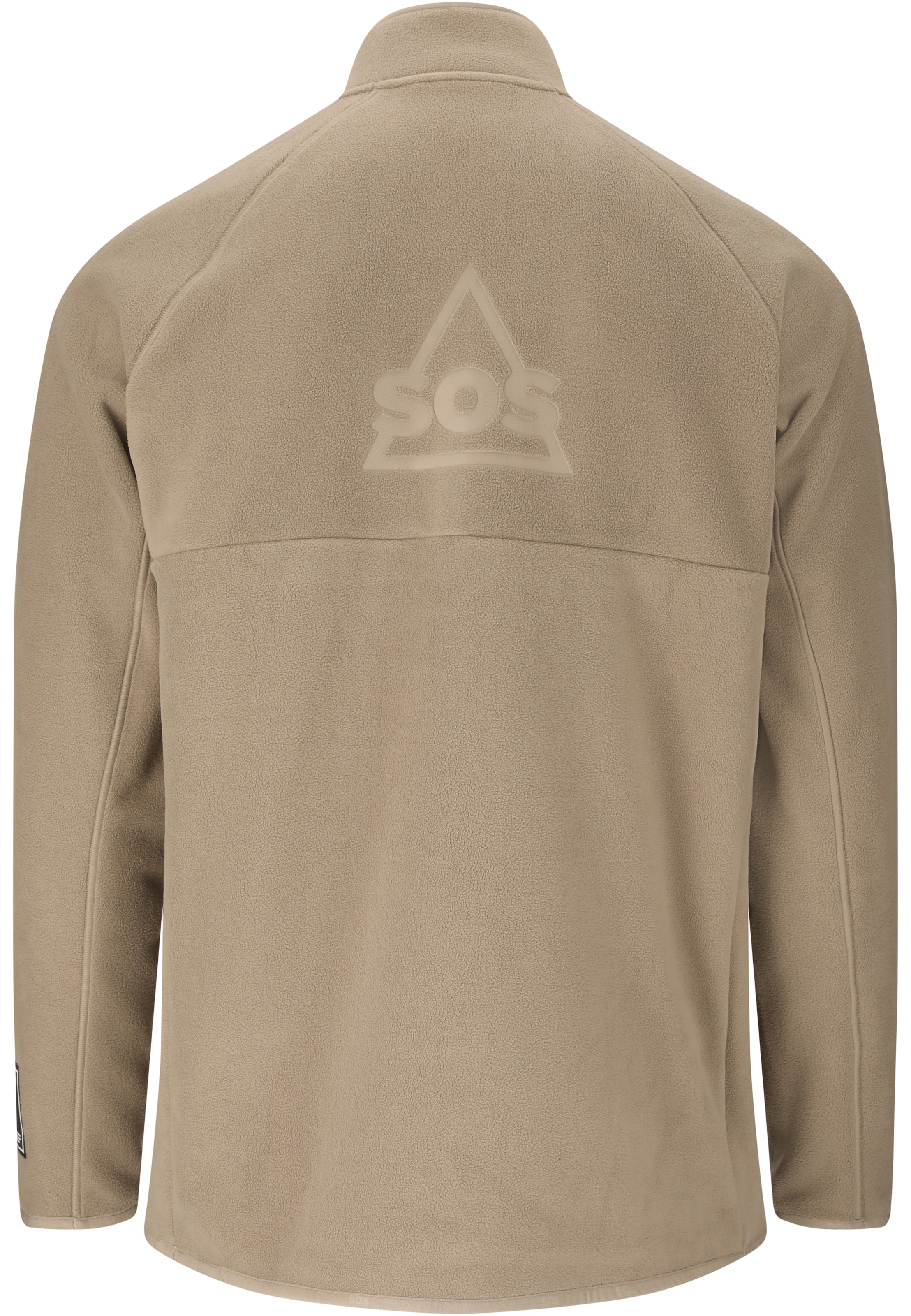 SOS Fleecepullover 'Munson' in Braun