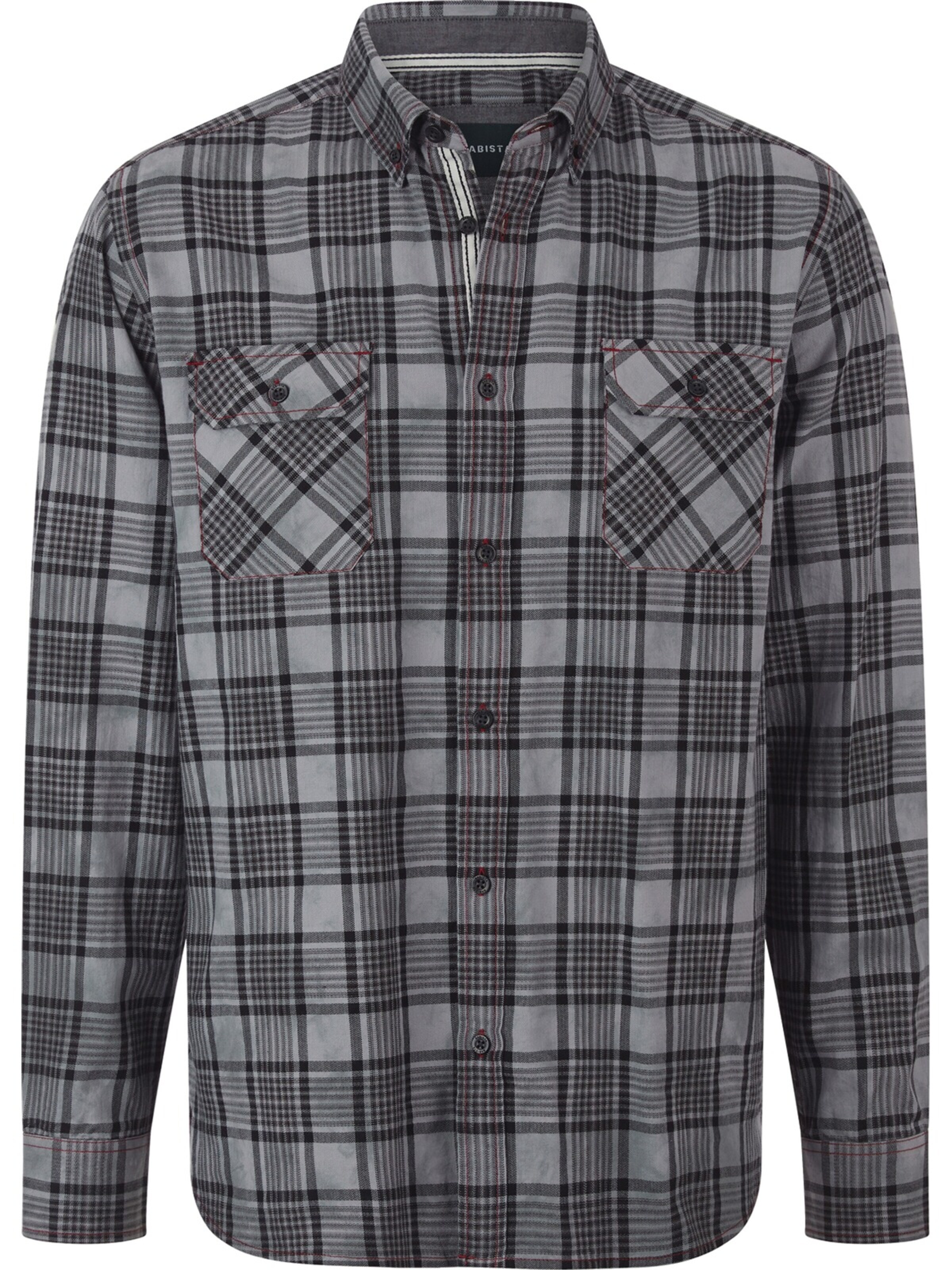 BABISTA Regular fit Button Up Shirt 'Verodassi' in Grey: front