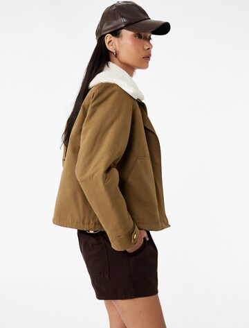 Koton Between-Season Jacket in Green