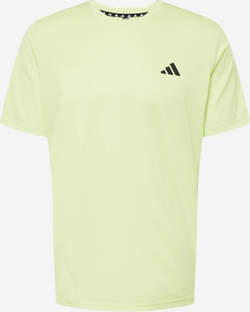ADIDAS PERFORMANCE - Camisa funcionais 'Train Essentials ' em verde: frente