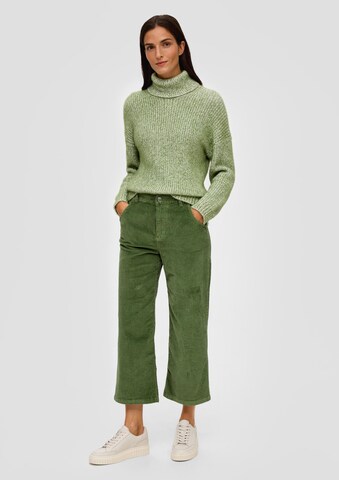 s.Oliver Wide leg Broek in Groen